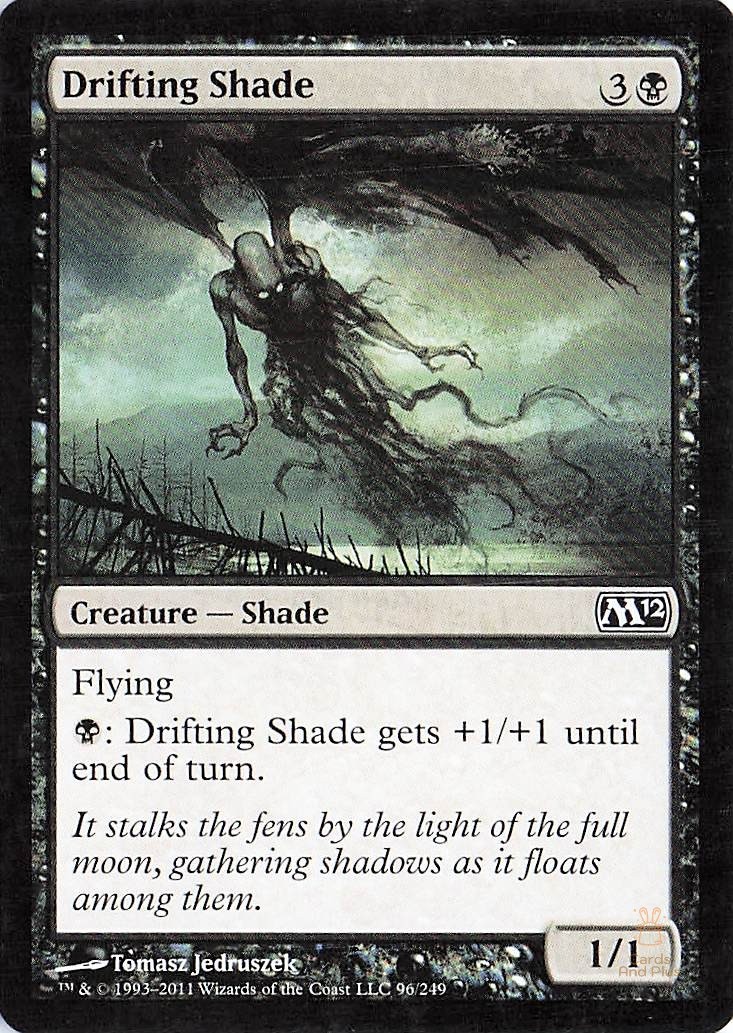 Drifting Shade 96 Magic 2012 (M12) Common Magic: The Gathering NM