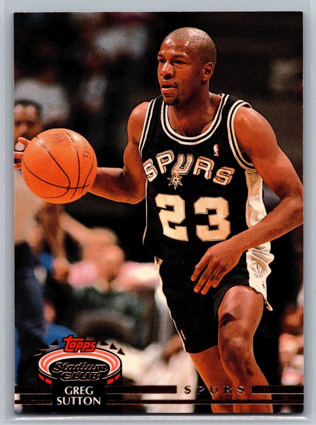 Greg Sutton 1992-93 Stadium Club BASKETBALL #139 San Antonio Spurs