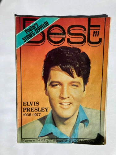Magazines et revues musicales de collection elvis presley