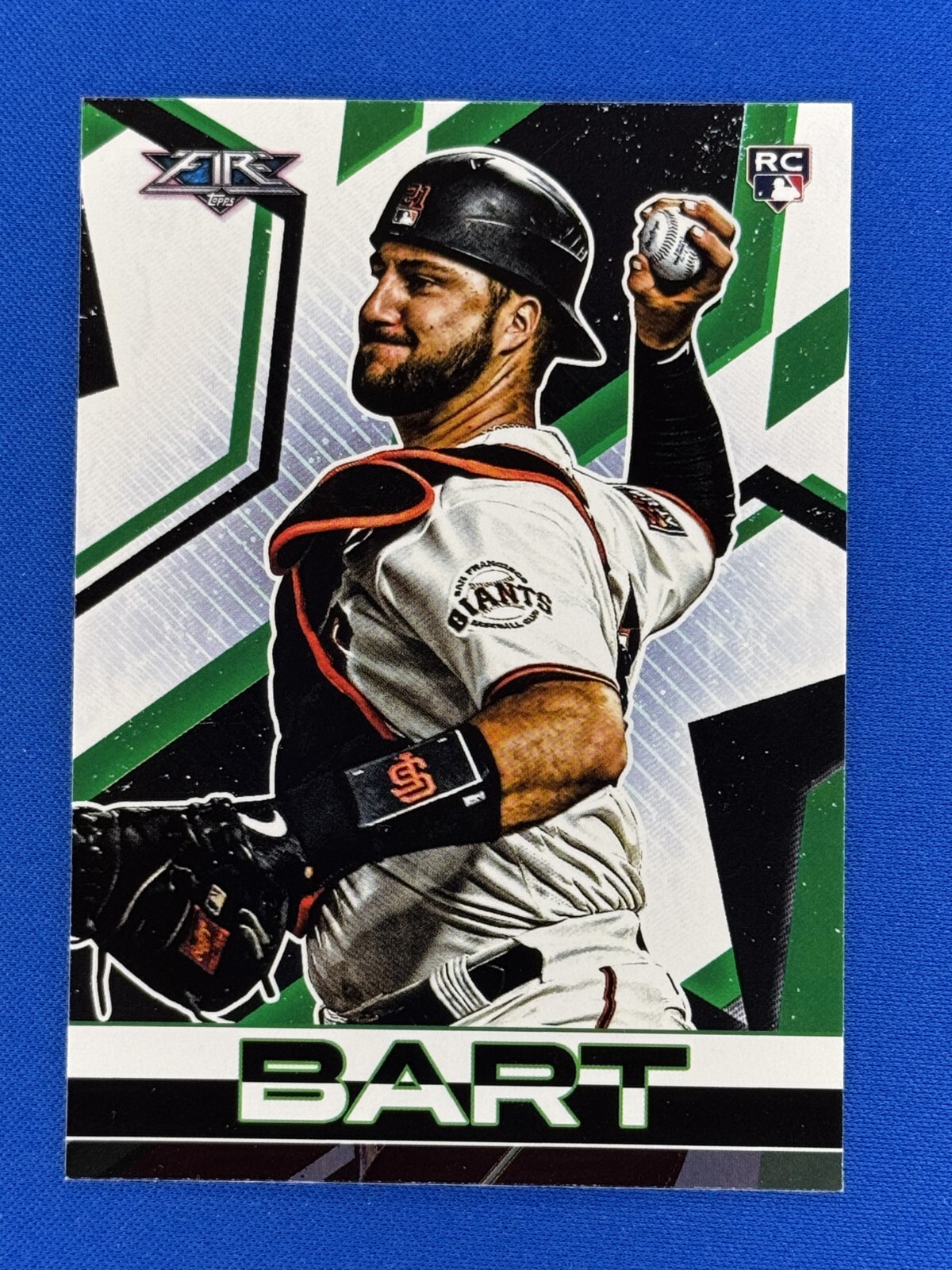 2021 Topps Fire #11 Joey Bart RC Rookie Giants