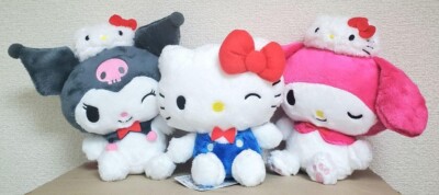 Sanrio Hello Kitty 50Th Party Time Wink Doll Plush Stuffed Toy Set