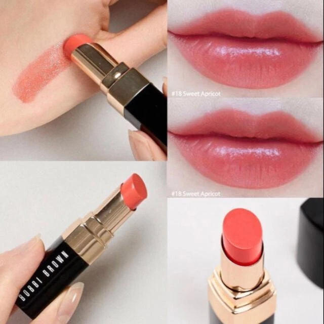 Bobbi Brown Nourishing Lip Color Oil-infused Shine Sweet Apricot .08oz /2.3g NIB - Imagem 2 de 4