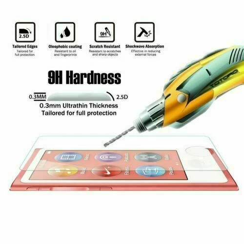 Clear Transparent Case + Glass Screen Protector for iPod Nano 7th & 8th Gen - Image 4 of 4