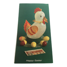 Esso Advertisement Easter Mother Hen Table Centerpiece to Assemble Vintage Paper