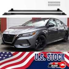 Glossy Adjustable Side Skirt Spiltter Spoiler For Nissan Sentra Sedan Sr Sv Se Glossy Adjustable Side Skirt Spiltter Spoiler For Nissan Sentra Sedan Sr Sv Se