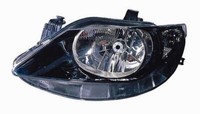 Scheinwerfer Projektor Dx H4 Pred FüR Reg Elec Seat Ibiza 2008 Parab Schwarz