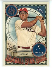 2019 Topps Allen & Ginter Baseball Star Signs #40 Rhys Hoskins (Phillies)