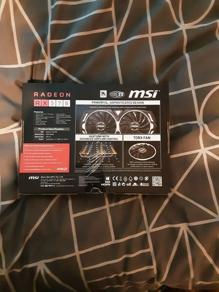 MSI AMD Radeon RX 570 8 GB - Image 3 of 4