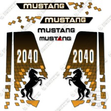Fits Mustang 2040 Decal Kit Skid Steer Replacement Stickers - 3M Vinyl!