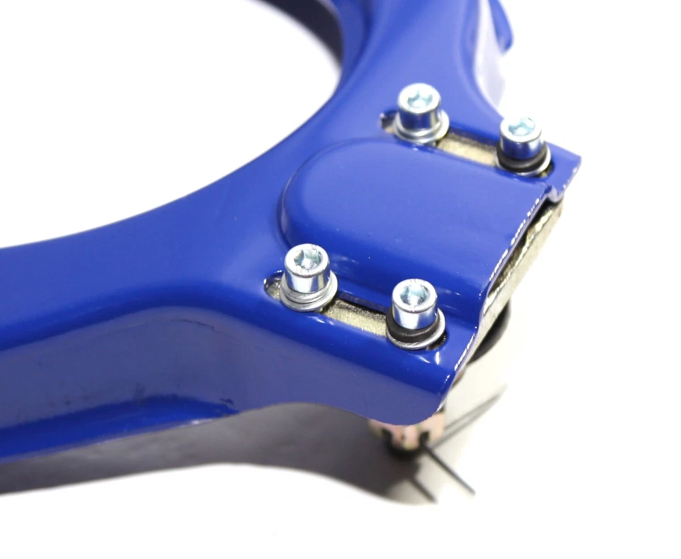Brazo de inclinación ajustable superior delantero + cubierta apta para 88-91 Civic/88-91 Honda CRX AZUL Foto 3 de 4