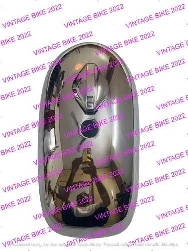 BSA A65 SPITFIRE HORNET CHROME FUEL TANK 2 GAL + CAP/SUITABLE FOR - Picture 5 of 6