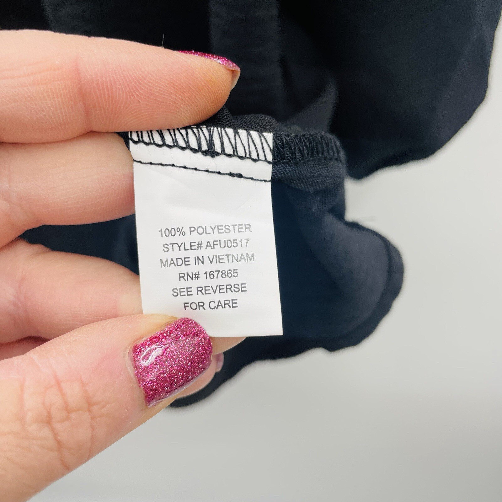 NY Collection Petite Womens PM Medium Balloon Sleeve Pullover with Necklace 1371