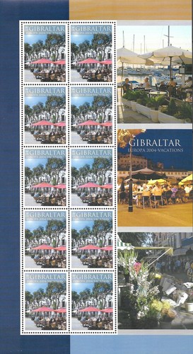 GIBRALTAR - 2004 MNH "Europa CEPT - HOLIDAYS" Four Souvenir Sheets !! - Picture 3 of 5