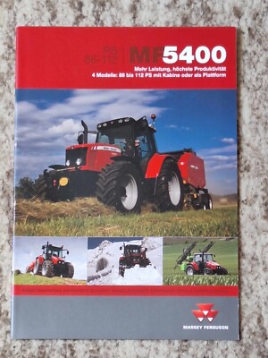 Massey Ferguson 5400 Brochure Tractor Hauler