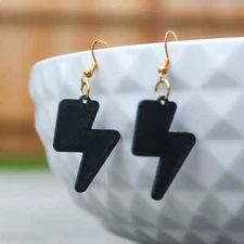 Ear Bolt Earrings, Dangle Earrings, Bolt Earrings, Fashion/Cute Ear Bolt