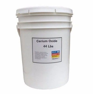 GORDON GLASS Cerium Oxide High Grade Polishing Powder - 44 Lbs Bucket