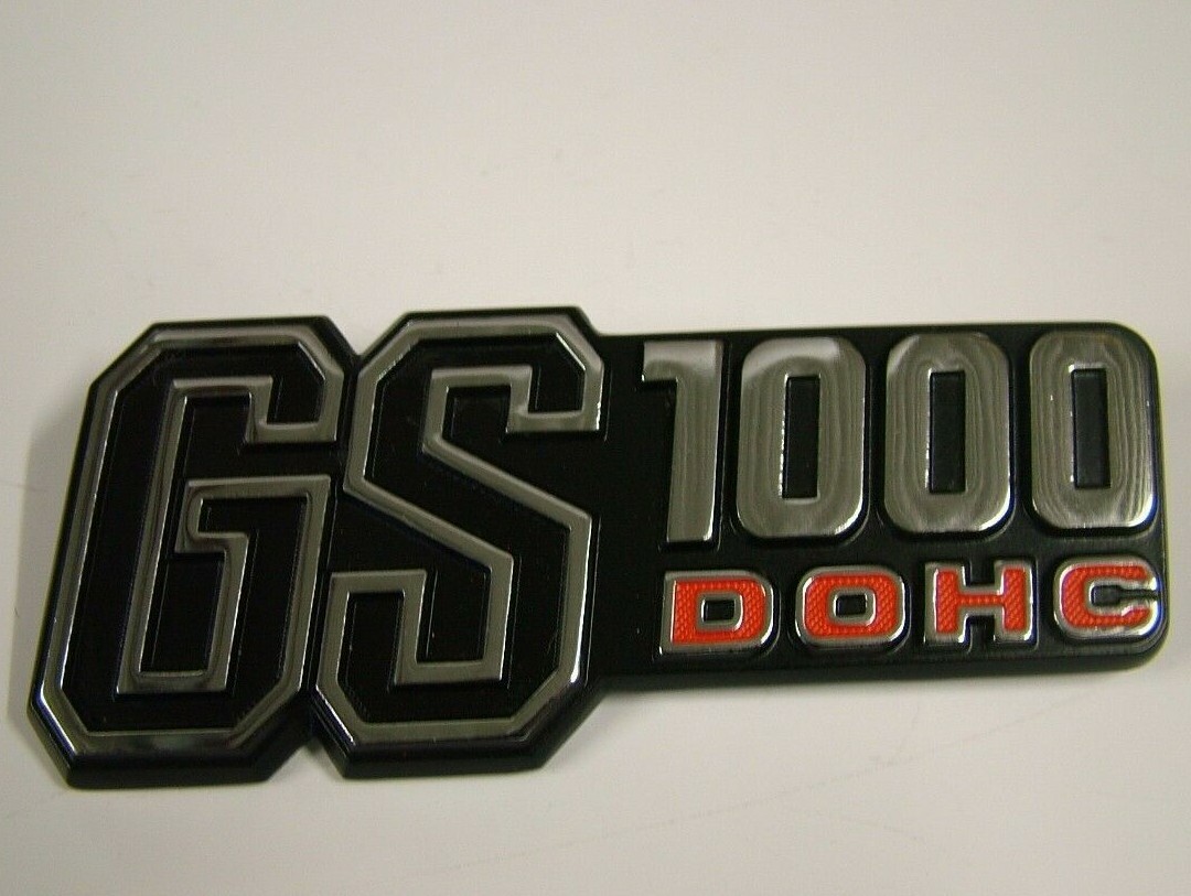 GS1000 DOHC Side Cover Badge for SUZUKI C & D 1978 1979 1980 New EMBLEM SS16