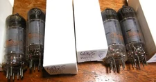 Matched QUAD (4) 6BQ5 power tubes by Mashsushita Japan for Vox, Marshall etc