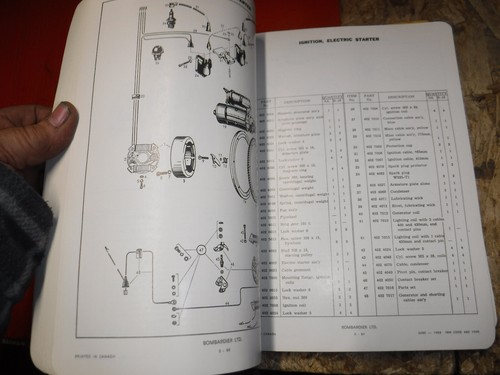 1960-69 BOMBARDIER SKI-DOO ALL MODELS SNOWMOBILES ORIGINAL FACTORY PARTS CATALOG - 第 5/8 張圖片