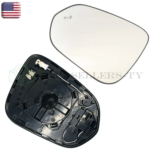 Left Driver Side Mirror Glass Blind Spot No-Anti-glare Fit Lexus RX350 2016-2022