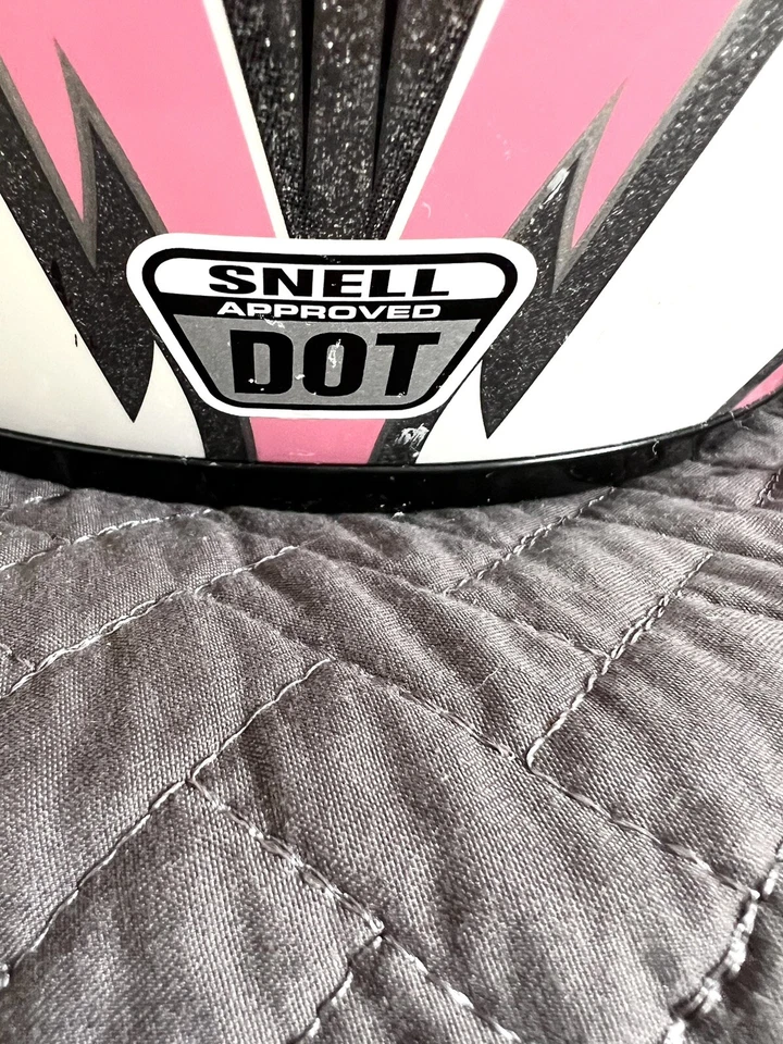 Z1R Stance мотоциклетный шлем полный щит прозрачный серый розовый черный размер маленький - Изображение 4 из 4