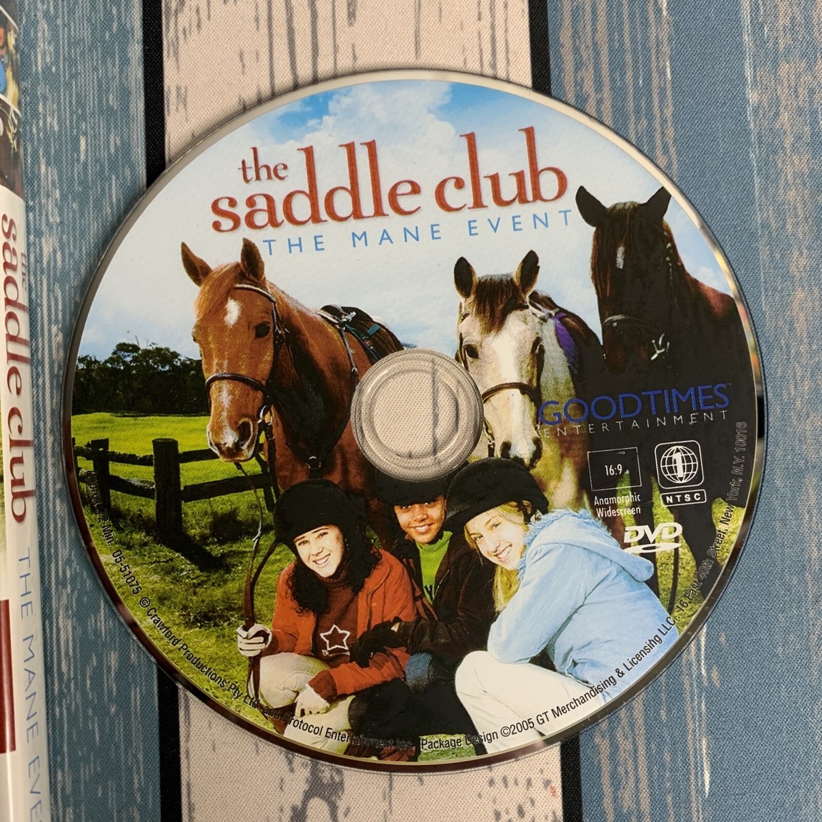 THE SADDLE CLUB - The Mane Event Movie DVD - CLEAN DISC