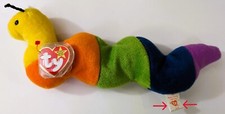  NEW RARE RETIRED TY Beanie Babies "INCH" with  ALTERED TUSH TAG  ERROR