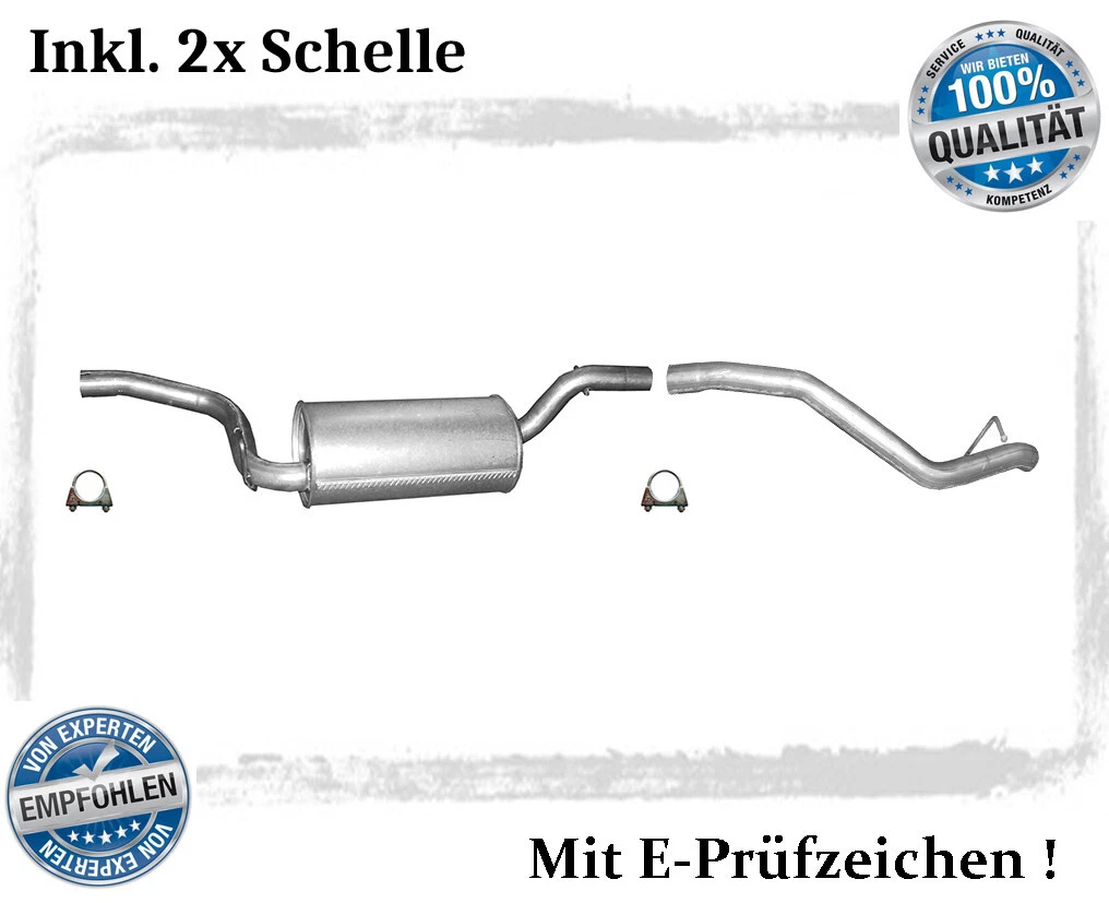 Ford Focus Auspuff Endtopf Für Ford Focus 1.6i 2.0i 16V Turnier Endschalld Mpfer Endtopf 888350