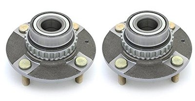 2 DTA Wheel Hub and Bearing Assemblies Fit 1995 1996 Hyundai Accent Rear
