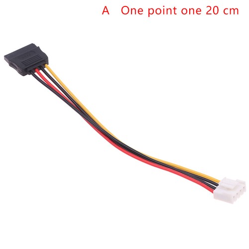 4Pin To 1 or 2-Port SATA Power Cable for Hikvision DAHUA Mini VCR Recorder 25CM - Picture 10 of 13