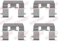 Quick Brake 109-1281 ZubehöRsatz, Scheibenbremsbelag FüR Honda