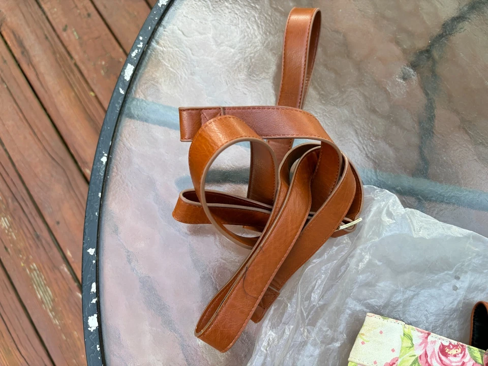 Miche Medium Reyna Shell Lona Cuero Floral 3110 Foto 3 de 4