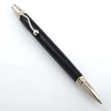 Jean Pierre Lepine Indigo Black Hide Ballpoint Pen