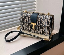 Designer Letter Print Crossbody Shoulder Bag Women’s Luxury Handbag Chain Strap 5