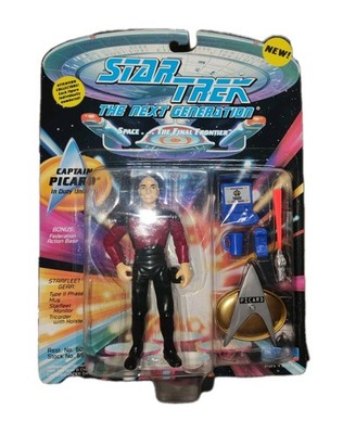 Star Trek TNG Figur Captain Picard Playmates Toys 1994 In OVP 