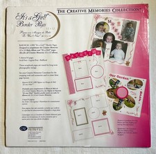 Creative Memories 12x12 IT'S A GIRL BORDER Scrapbook Pages 5 NIP