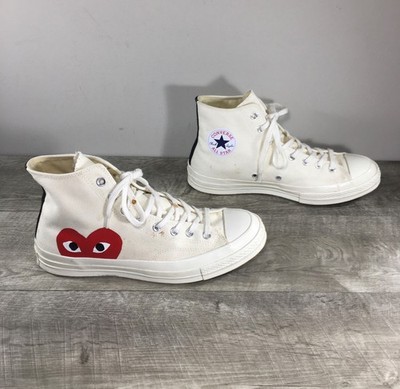 Chucks Converse x Comme des Garcons CDG Play All Star 70 Hi Size 10 - 150205C