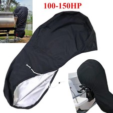 Full Outboard Engine Motor Waterproof Cover Protector for 100-150HP Boat Motors