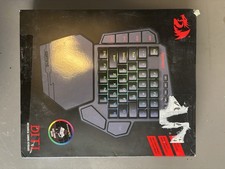 Redragon DITI Mechanical RGB Backlit One-Handed Gaming Keypad USB Black