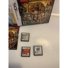 Indiana Jones, Kung Fu Panda, Monsters vs Aliens (Nintendo 3DS) Lot Of 3