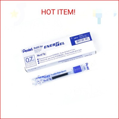 Pentel Refill Ink for BL57/BL77 EnerGel Liquid Gel Pen, 0.7mm, Metal Tip, Blue I