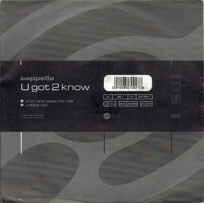 Cappella - U Got 2 Know (VINYL)
