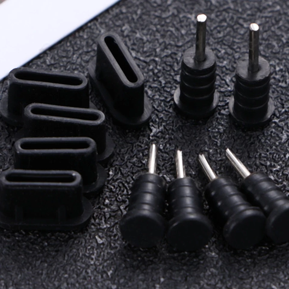  5 PCS Staubschutzstopfen Usb Staubschutzstecker Steckdockenabdeckungen - Bild 3 von 4