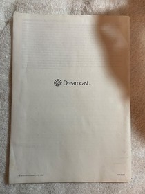 SEGA Dreamcast HKT-3020 Console, Controller w/ VMU & 2 Empty Game Cases Untested