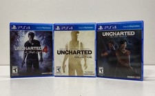 Uncharted 4 Nathan Drake Collection Lost Legacy 3 Game Lot Sony PlayStation 4
