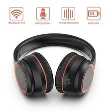 Bluetooth Gaming Headset Wireless Lightweight Over Ear with Built in Mic