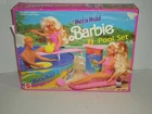 1989 WET 'N WILD Barbie Pool Set In Box 7426 Vintage