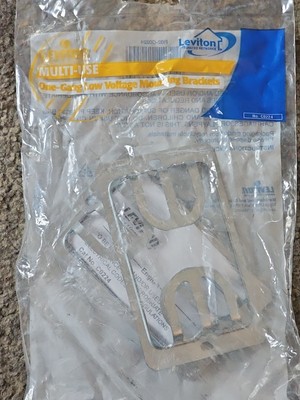 Leviton Multi-Use Single-gang Low Voltage Mounting Bracket Set Of 2
