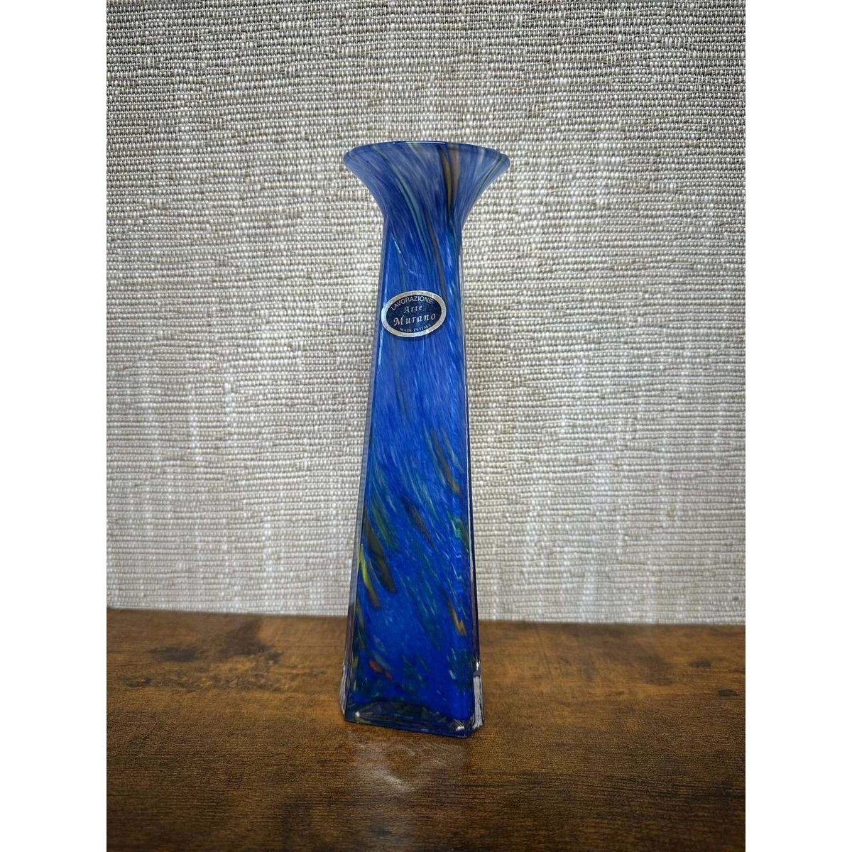 Murano Glass Blue Vases for sale - eBay