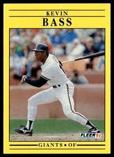 1991 Fleer Kevin Bass San Francisco Giants #253